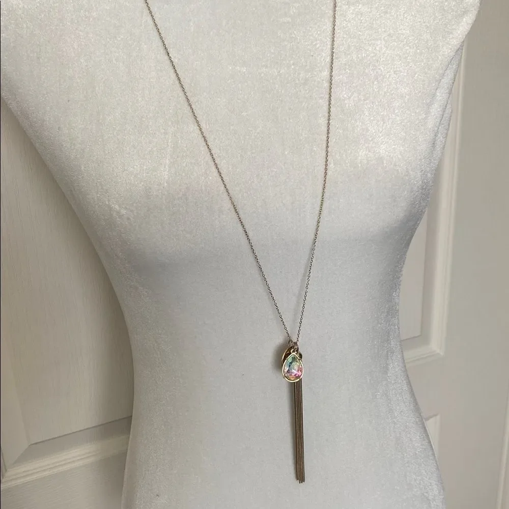 Bella & Jack Elegant Gold Pendant Long Layer Necklace